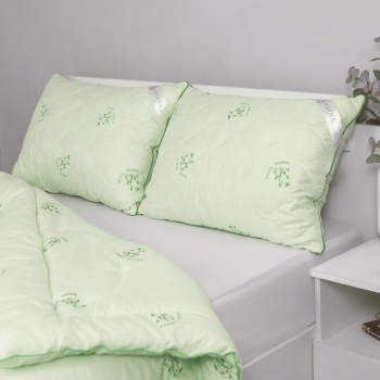 Подушка 'Sky line Бамбук', 50х70см, с наполнителем бамбуковое/полиэфирное микроволокно